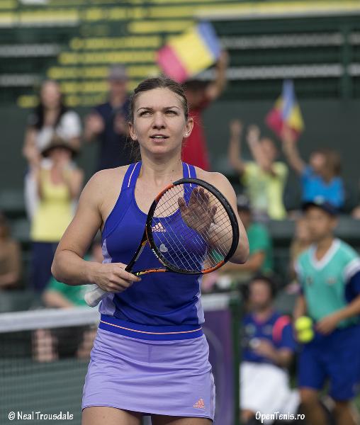 Simona Halep se califica in sferturile de finala de la BNP Paribas Open